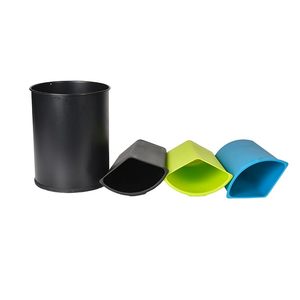 Room Sorting Recycle <strong>Bin</strong> <strong>Easton</strong> Open Top Steel Round Luxury Commercial Trash Waste <strong>Bin</strong> - Product Image 1