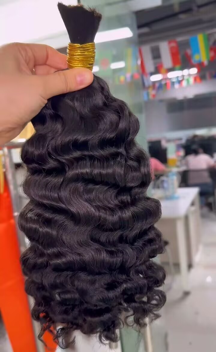 1 paquete de cabello rizado birmano a granel