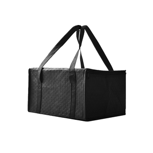 Refroidisseur non tissé personnalisé imprimé logo 600D sac de livraison de nourriture isolé d'épicerie réutilisable - Product Image 5