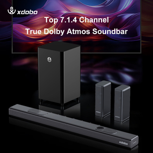 Xdobo 2024 Novo 500W Som bar dB Atmos Com Subwoofer Sem Fio Blue tooth <span class=keywords><strong>Speaker</strong></span> Para Aux Home Theater System Soundbar de TV
