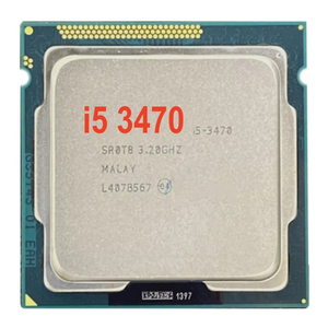 Venta caliente I5 Cpu 1155 3470 con 3,2 GHz en Stock i5 3470 procesador para CPU de juegos de escritorio