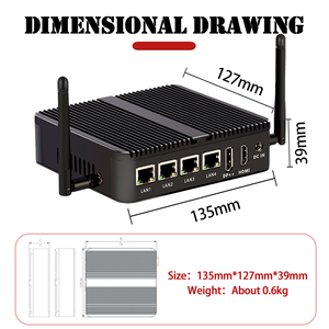 KTB-Ordenador de escritorio integrado Mini Intel 12th Gen N100 para entretenimiento en el hogar, sistema estándar de oficina, disponible en stock - Product Image 2
