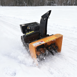 Бесплатная доставка, самая низкая цена, мини-снегоуборщик на гусеничном ходу с ременным приводом, 13 л.с./15 л.с., бензиновый, с дистанционным управлением - Product Image 3