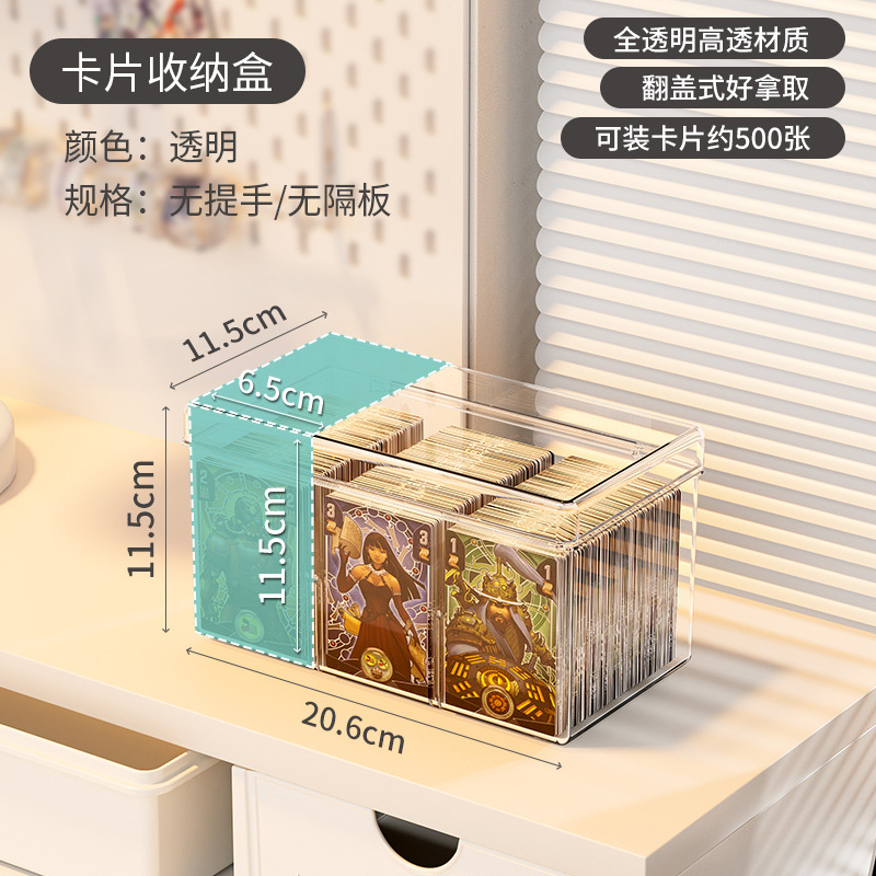 Transparent standard version without partitions