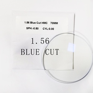 アンチハームフルブルーレイ1.56/1.59 PC/1.61/1.67 Hmc UV420プロテクションブルーカットアンチブルーレイオプティカルレンズコンピューター用 - Product Image 1