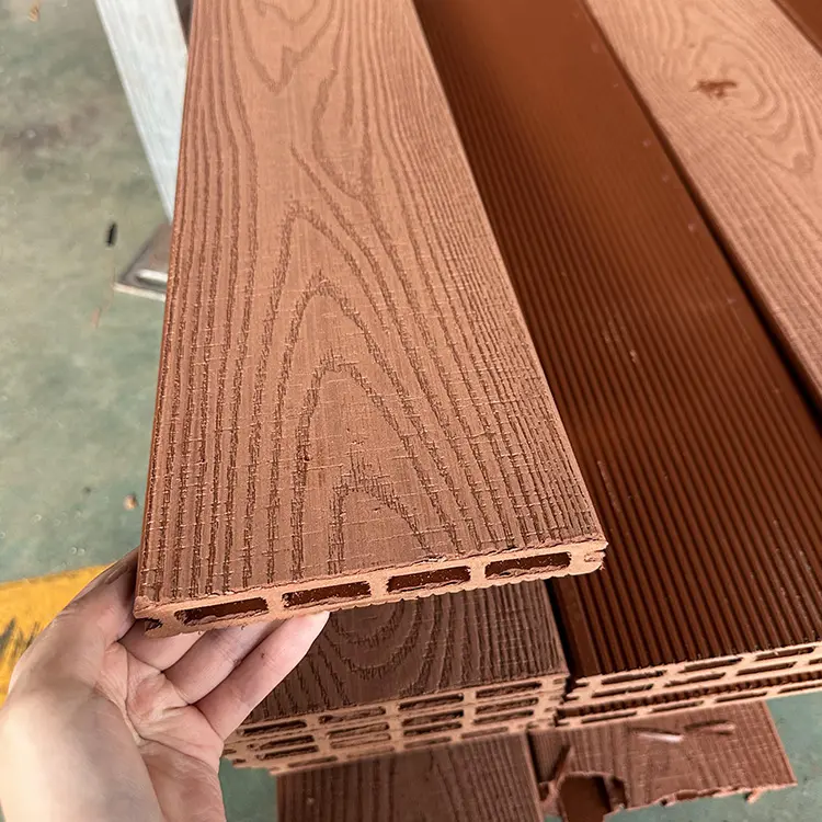 SONSILL decks compostos wpc de madeira e plástico resistente ao desgaste para uso externo deck wpc para exterior