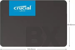 Cru-cial BX500 2.5 "SATA SSD 500G ถึง4TB LC NAND เปลือกพลาสติกโลหะแฟลชสำหรับการประยุกต์ใช้เซิร์ฟเวอร์ - Product Image 3