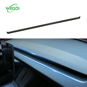 2024 Real Carbon Fibre Car Accessories Vacuum <strong>Forming</strong> <strong>Dashboard</strong> Cover for tesla Model 3 Highland <strong>Dashboard</strong> Cover Luxe Bekle Kit - Product Image 3
