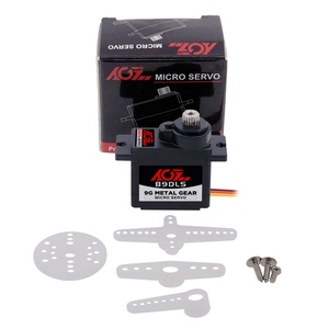 AGFRC B9DLS 180 derece Metal dişliler 9g 2KG yüksek tork küçük boyutlu uçak için ekonomik dijital DC Motor mikro Servo/araba/Robot - Product Image 5