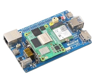 Raspberry Pi CM5 scheda di sviluppo con WiFi7 SoE espansione Packet Capture monitoraggio BE200 USB3.0 RTC - Product Image 1