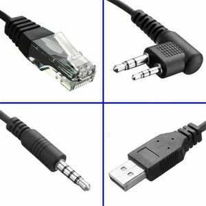Commercio all'ingrosso 8 in 1 cavo di programmazione USB per Moto-rola per Baofeng Ken-wood per HYT radio portatili 8W potenza di uscita con CD - Product Image 4