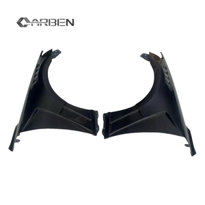 Bộ body kit chắn bùn trước bằng sợi carbon mới cho IS200t IS250 <span class=keywords><strong>IS300</strong></span> IS350, kiểu lỗ thoáng khí nâng cấp, lắp đặt dễ dàng bằng bu lông, năm 2013-2019 - Product Image 1