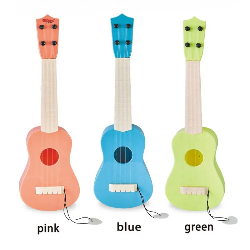 Samtoy educativo classico apprendimento colorato Ukulele giocattoli strumento musicale chitarra giocattolo per bambini