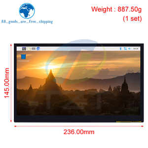 Modulo Display LCD TZT 10.1 pollici compatibile HDMI 10.1 "Touch Screen capacitivo 1024x600 IPS visualizzazione HD per Raspberry Pi B 3B/4B