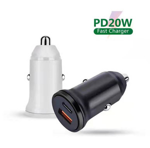 KCC PD 20W QC3.0ミニカー充電器デュアルポートUSBアダプターLEDによる急速充電 - Product Image 6