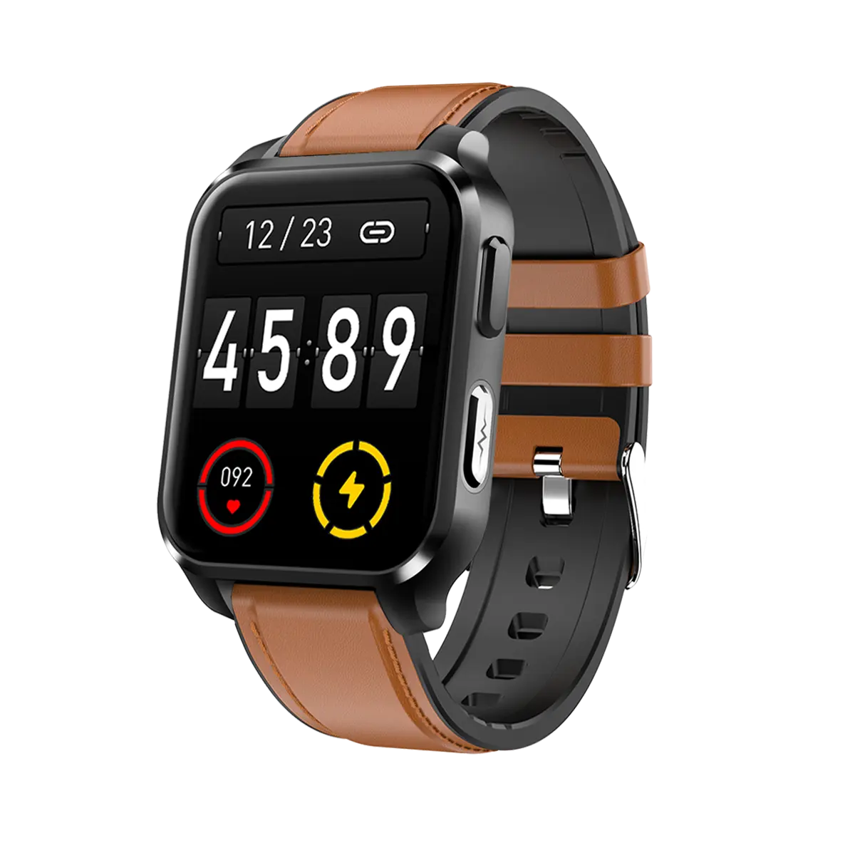 Pulsera inteligente E90 de alta calidad, Reloj inteligente deportivo resistente al agua IP68 con control del ritmo cardíaco, ECG y temperatura corporal