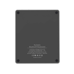 Ultimo mozzo tastiera digitale senza fili in lega di alluminio N960 che carica la tastiera numerica sottile - Product Image 5