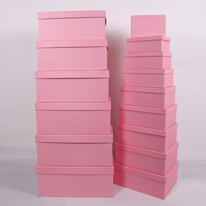 Shihao 905 Plain Farbe Rechteck Karton Nested Geschenk Box Für Lagerung - Product Image 3