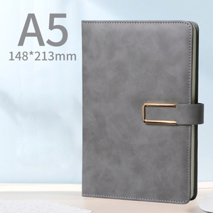 A5 Business Solid <strong>Color</strong> <strong>Notebook</strong> Customized logo Magnetic Buckle Hand Book Diary Meeting Business <strong>Note</strong> Gift Book Set - Product Image 6