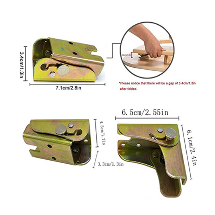 Right-angle side brakes Color Zinc