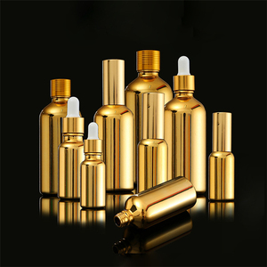 TOSUN 5ml 10ml 15ml 20ml 30ml <strong>50</strong> <strong>ml</strong> 100ml Glass Perfume Spray <strong>Bottles</strong> Essential <strong>Oil</strong> Serum Gold Dropper <strong>Bottle</strong>