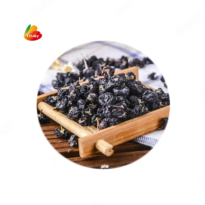 Wolfberry แห้งผู้ผลิตขายส่งจำนวนมากอินทรีย์สีดำโกจิเบอร์รี่สีดำ Wolfberry