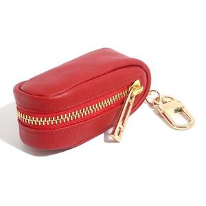 Кожаный чехол для ключей автомобиля с застежкой-молнией - Product Image 5