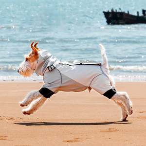 可定制夏季狗雨衣防水防风完美适合灰狗金毛猎犬法国 - Product Image 1