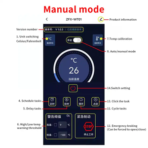 New Arrivals ZFX-TW01 Temp <strong>Controller</strong> Digital Display <strong>Temperature</strong> Control Thermostat With Sensor - Product Image 4
