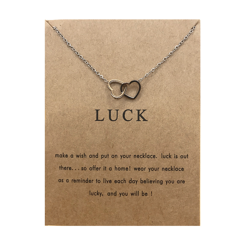 Gold card Silver heart