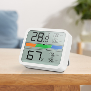 Sensor inteligente de temperatura y humedad para el hogar con LCD retroiluminado Medición de temperatura y humedad - Product Image 3