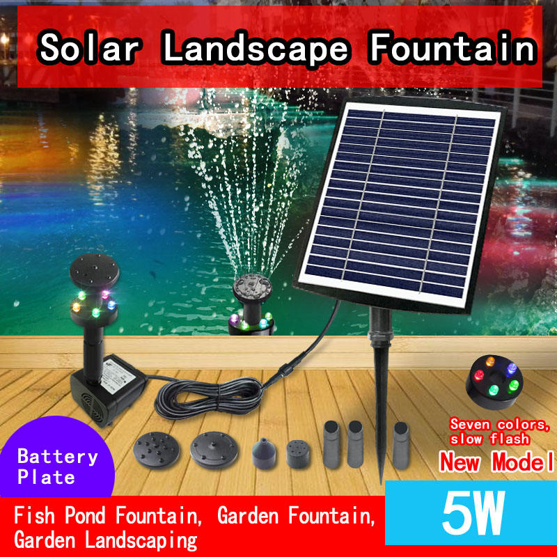 solar fountain 5W