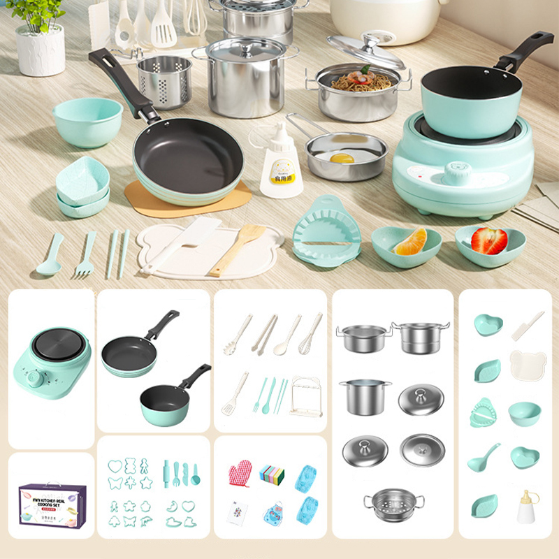 Juego de Cocina de Juguete para Niños Blue-225