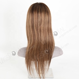 Wigsroyal tốt tóc giả trang web hoàn hảo chân tóc màu sắc tuyệt đẹp thẳng tóc giả tóc con người cho rụng tóc - Product Image 5