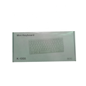 顶级销售K1000有线游戏键盘可定制语言迷你瘦紧凑型78键电脑键盘 - Product Image 6
