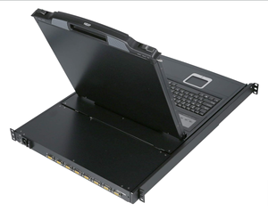 ATEN cl3000n nhẹ PS/2-usb đơn đường sắt LCD giao diện điều khiển (PS/2-usb, VGA) -taa compliant - Product Image 4