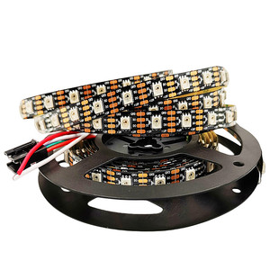 แถบไฟ LED WS2815พิกเซล12V WS2812B WS2813ที่อัปเดตสามารถระบุที่อยู่ได้แบบ Dual-Breakpoint Resume 30/60/144 LED/m - Product Image 1