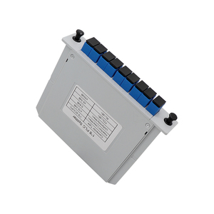 1:8แยก SC apc/upc 1x8 PLC ใช้สำหรับการผลิต WiFi และ FTTH พร้อมสายเชื่อมต่อแบบ LC ไฟเบอร์ออปติกและเครือข่าย POE - Product Image 4