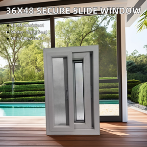 36 X 48 Sliding <strong>Window</strong> Security Grill Bars Soundproof Reflective Roof Replacement Hurricane Impact Safety UPVC Sliding <strong>Window</strong>
