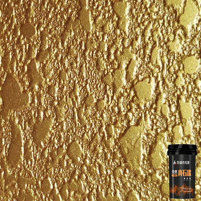 Naturgranit Fleckstein Textur Wandfarbe Epoxidharz-Flüssigkeitsbeschichtung Spray