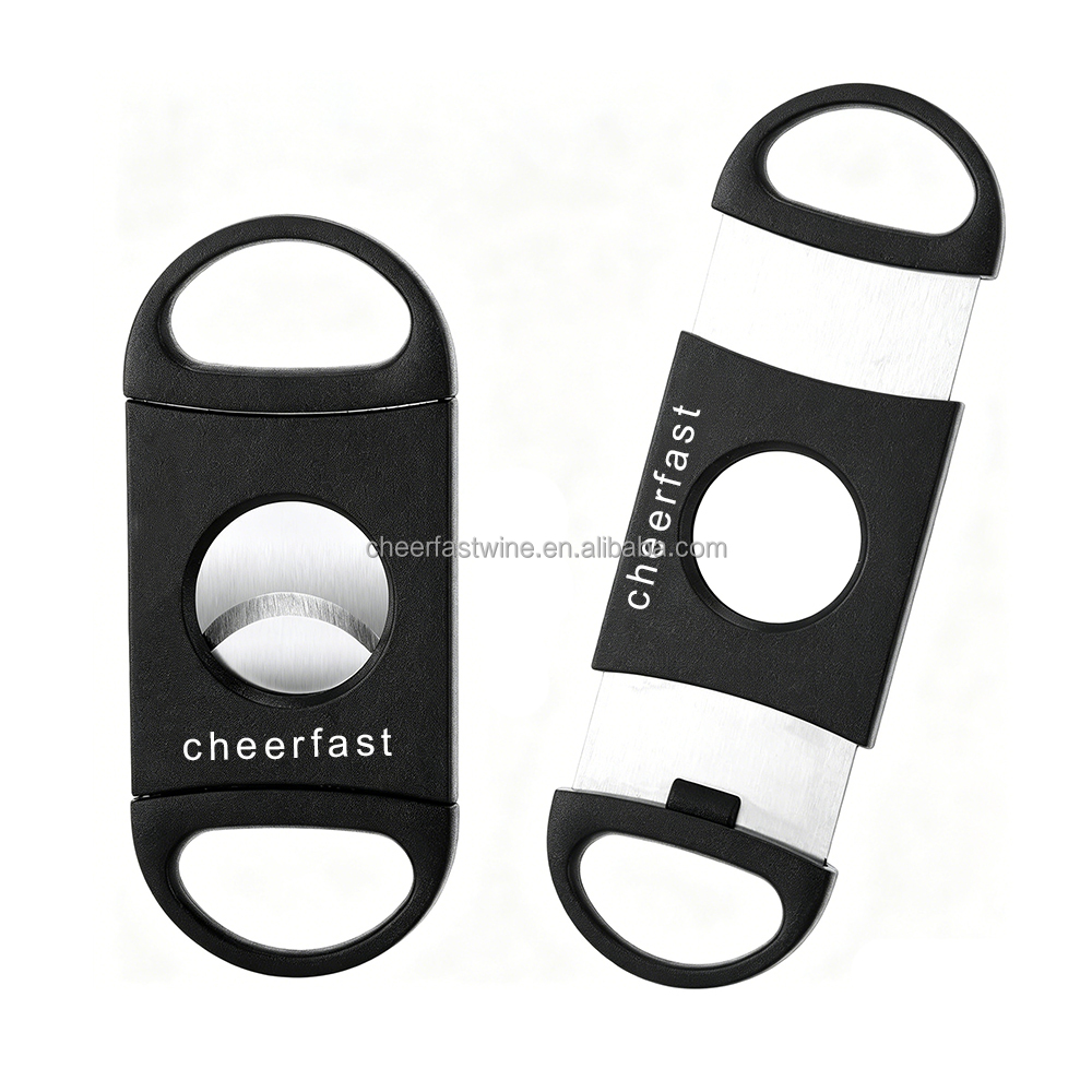 Black Plastic Cigar Cutter 1
