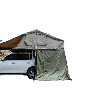 Factory Price 3-4 Person Waterproof Durable Canvas Car Tent with Skyline Rainfly and Ladder Soft Shell <strong>Roof</strong> Top for Outdoor Use - Product Image 2