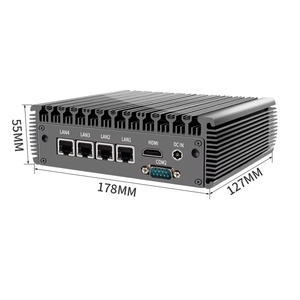 J4125 N5105 processore Mini PC Fanless Router morbido LAN HD VGA a doppia porta accessori per Computer industriali tra cui dispositivo Firewall - Product Image 6