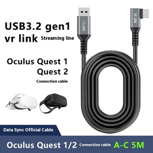 Factory-Sourced Customized 2.5G <strong>USB</strong> 3.2 Gen VR Link Data Cable Aluminum <strong>Serial</strong> Cable PVC Jacket for Computer Earphones No Delay - Product Image 6