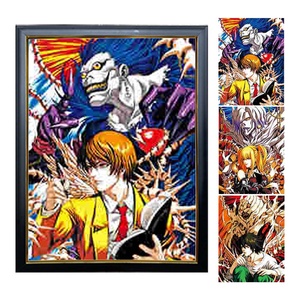 Wholesale OEM Custom PET 30*40cm Anime <strong>3D</strong> Hologram <strong>Flip</strong> Lenticular <strong>Poster</strong> for Decoration - Product Image 4