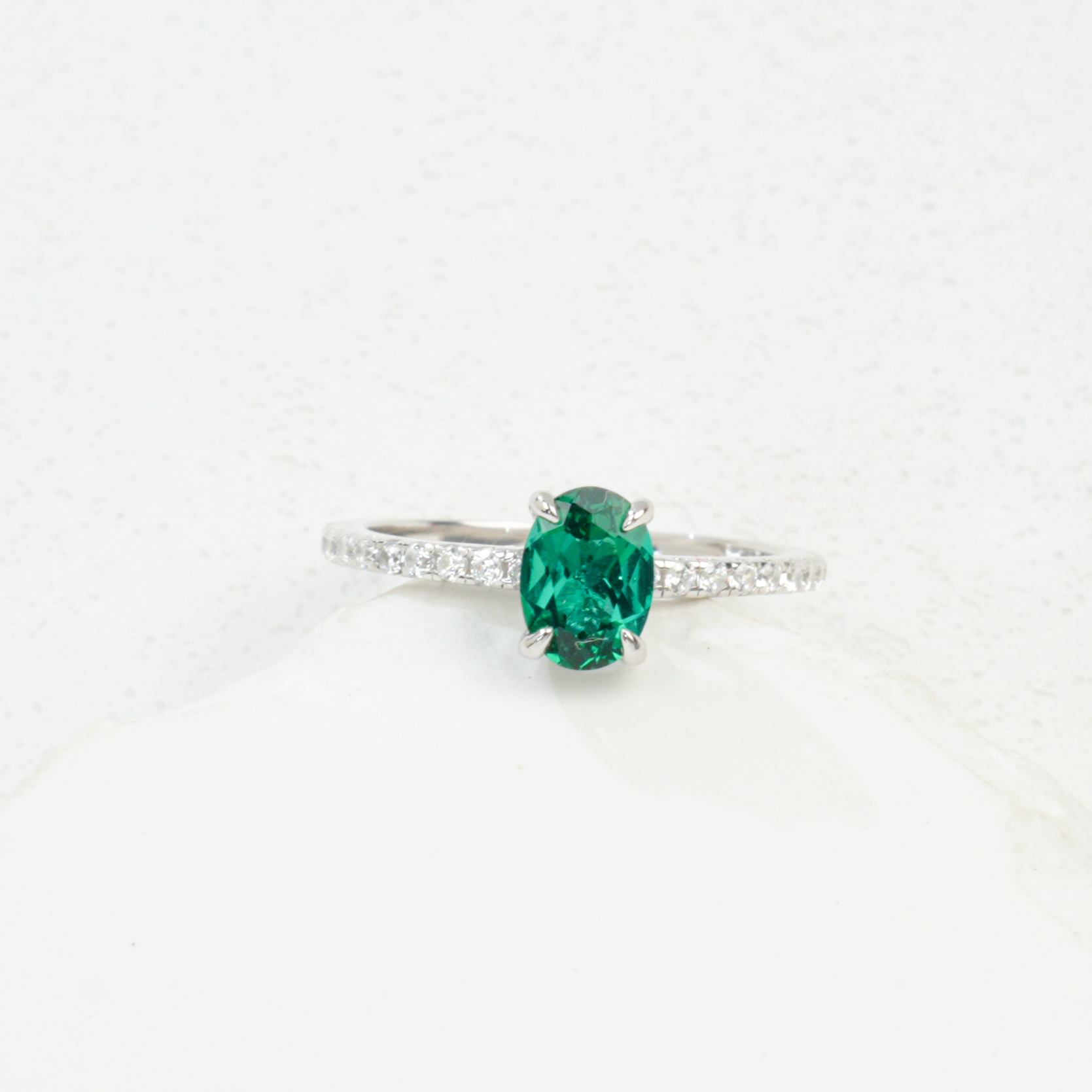 Classic Versatile Emerald Ring