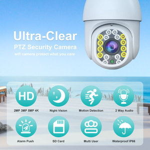 Anboqi HD 16 ışık IP kamera 1080P açık ICSee APP Wifi kamera PTZ güvenlik CCTV İnsan algılama harici gözetim kamera - Product Image 2