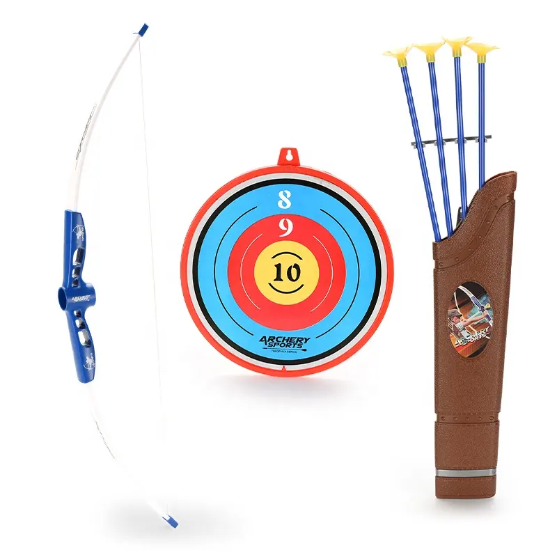 ENJOY STAR Offre Spéciale – ensemble de tir à l'arc et à la flèche, jouet d'entraînement en plein air avec 4 flèches à ventouse durables, cible et carquois