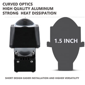 IDISON J1 Matrix Module 12V <strong>Led</strong> Headlight 1.5 Inch Bifocal Mini Lens High Beam 45w <strong>Led</strong> Projector Lens for Universal Car - Product Image 6