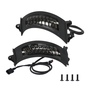 ไฟ LED ช่องลมหน้าไฟเลี้ยวด้านข้างสำหรับรถจักรยานยนต์โคมไฟขับด้านหน้า LED/DRL และสัญญาณเลี้ยวสีดำ - Product Image 2